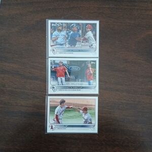 2022 Topps Baseball Cards with Shohei Ohtani